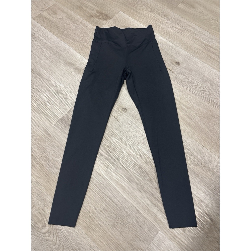 Victoria's Secret PINK Women's Black Relay Logo Leggings NWT - Size L